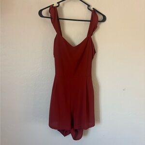 Windsor Rust Sleeveless Romper